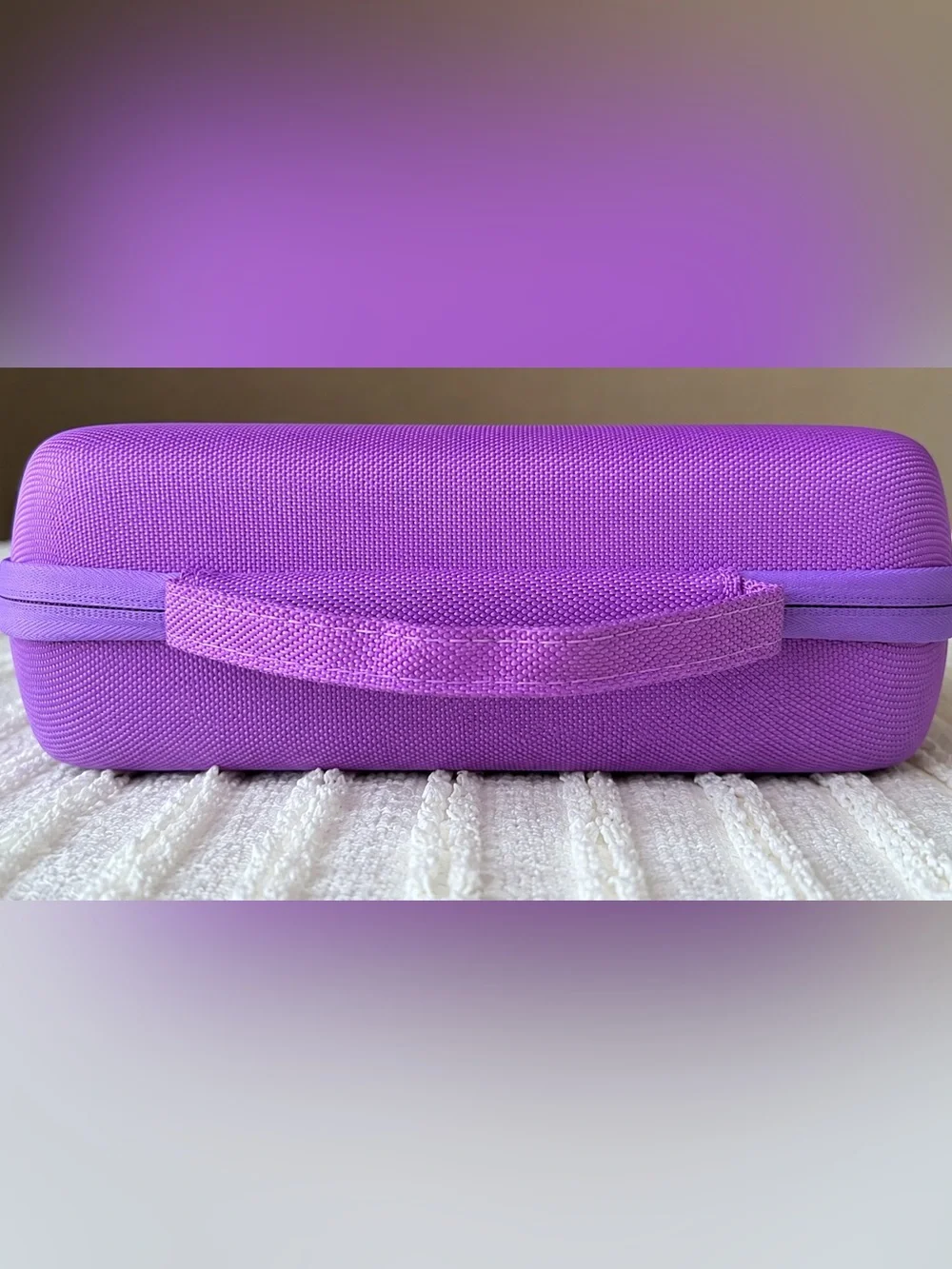 Purple Travel Storage Case Organizer | Speaker Case | 10” x 5” x 4.5”